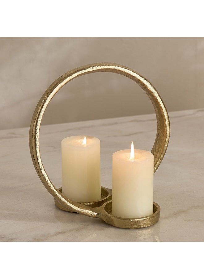 Home Box Gold Decorative T-Light Holder for Home - Image 1